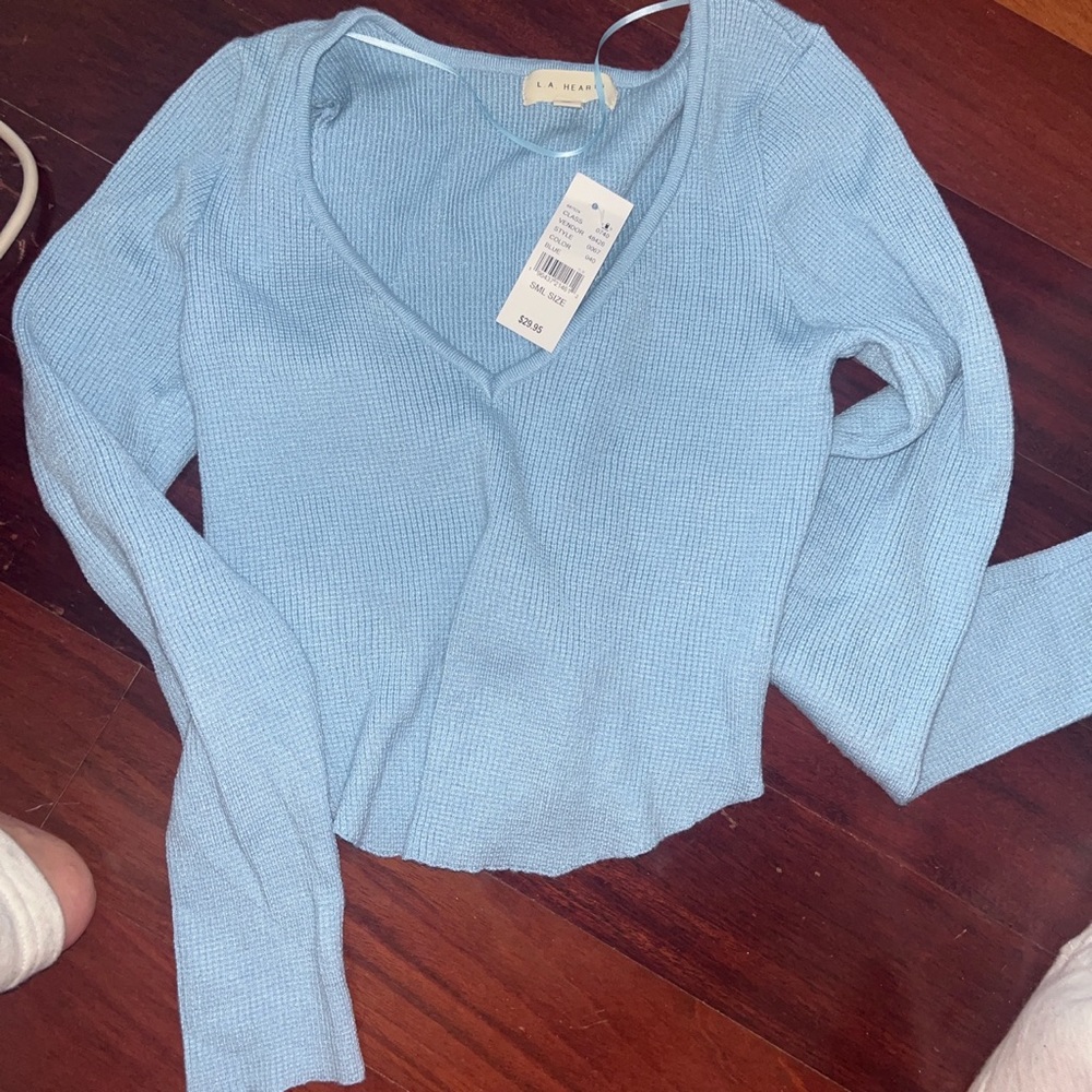 Knit sweater top